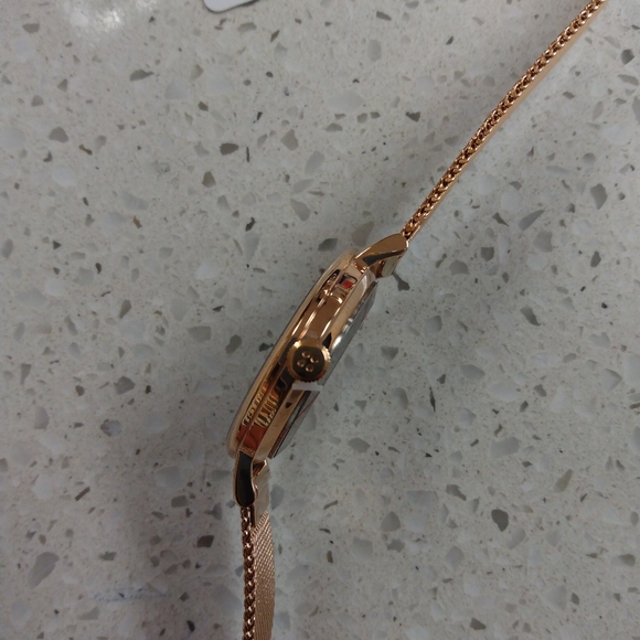 NWT Ted Baker Rose Gold Chain Strap Watch - Picture 5 of 14